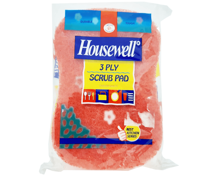 Housewell 3 Ply Scrub Pad