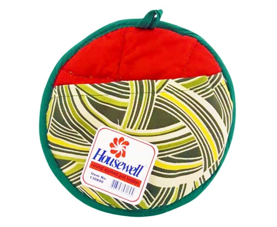 Housewell Round Quilted Pot Holder