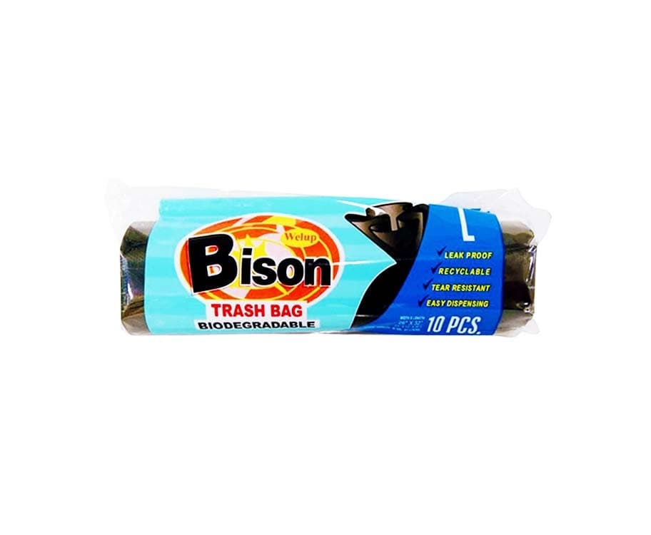 Welup Bison Trash Bag Biodegradable Large 10 Pieces
