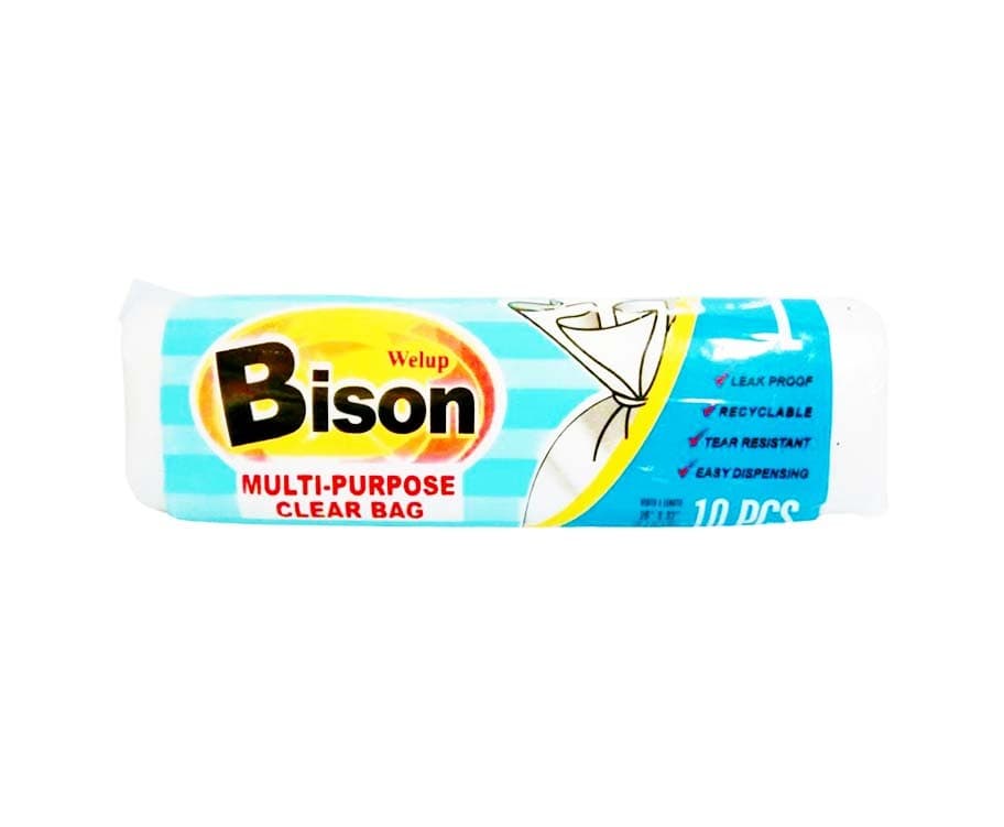 Welup Bison Multi-Purpose Clear Bag Large 10 Pieces