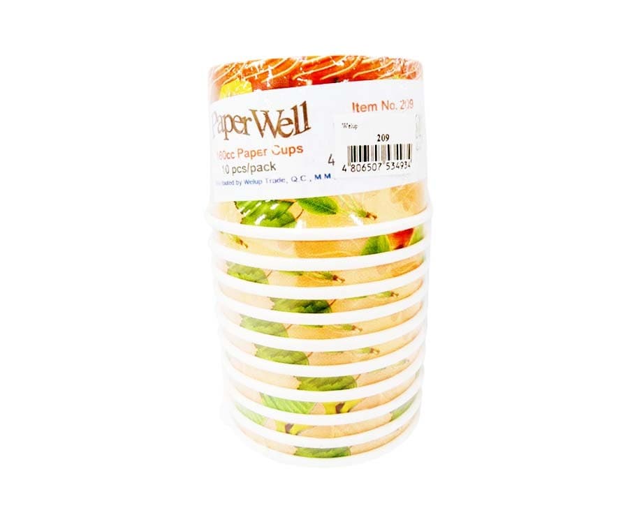Paper Well 160cc Paper Cups 10 Pieces per Pack