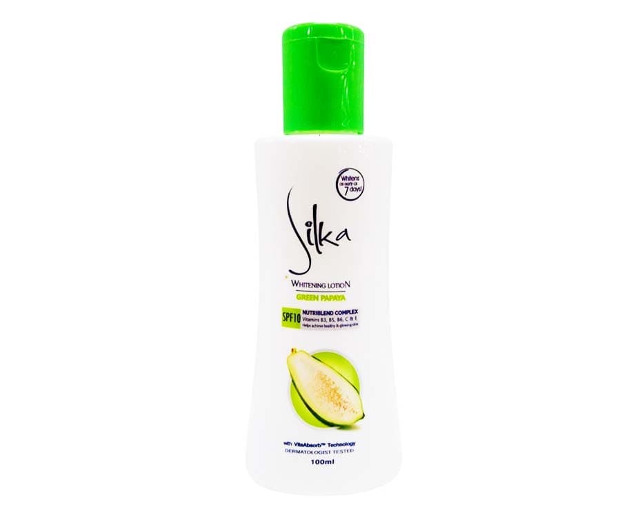 Silka Whitening Lotion Green Papaya SPF10 100mL