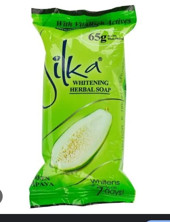 Silka Whitening Herbal Soap Green Papaya 65g
