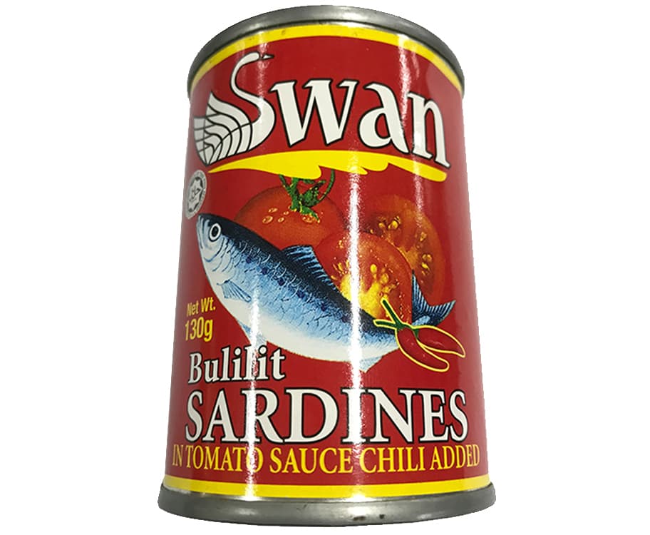 Swan Bulilit Sardines in Tomato Sauce Chili Added 130g