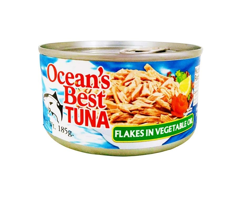 Ocean's Best Tuna Flakes in Vegetable Oil 185g
