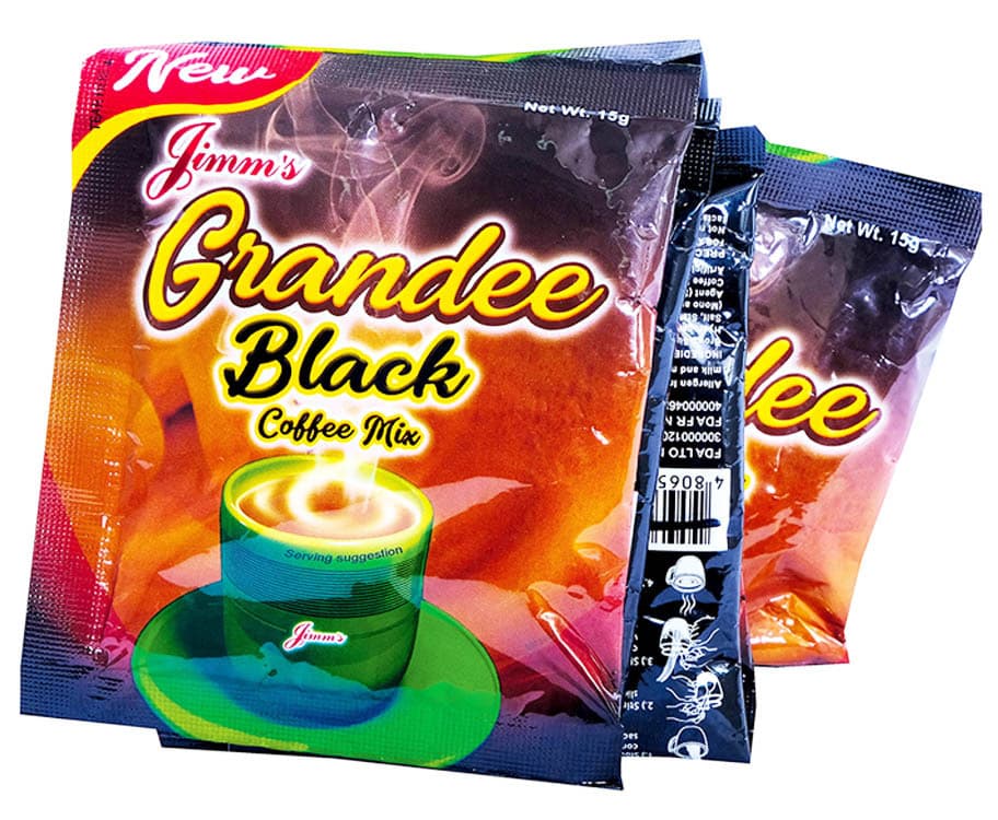 Jimm's Grandee Black Coffee Mix (10 Packs x 15g)