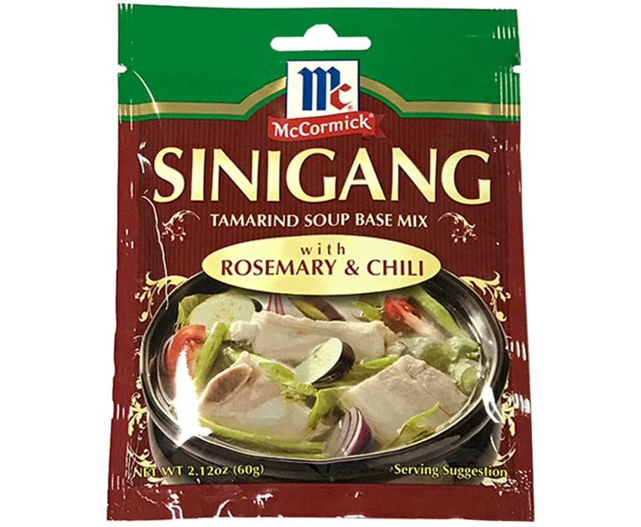 McCormick Sinigang Tamarind Soup Base Mix with Rosemary & Chili 60g