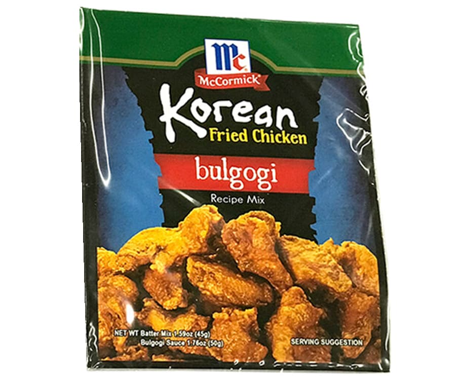 McCormick Korean Fried Chicken Bulgogi Recipe Mix 95g