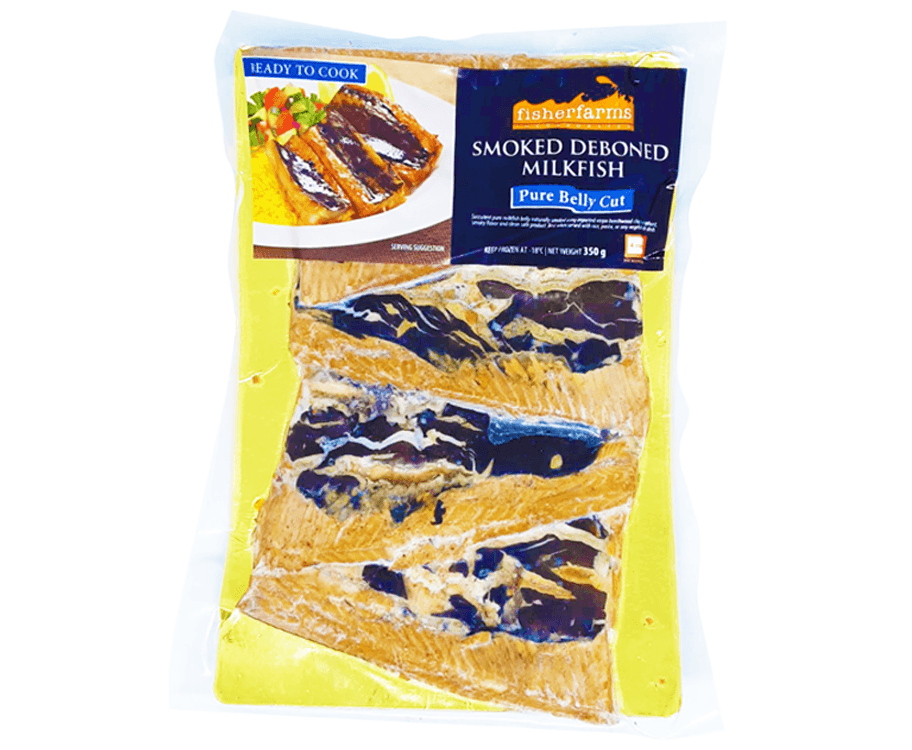 Fisherfarms Smoked Deboned Milkfish Pure Belly Cut 350g