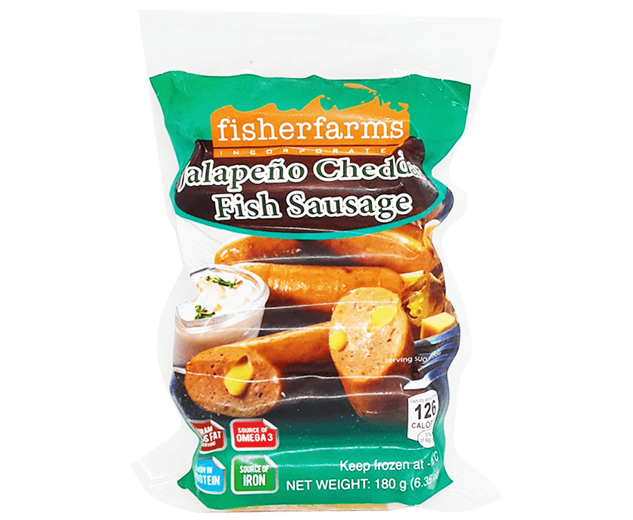 Fisherfarms Jalapeño Cheddar Fish Sausage 180g