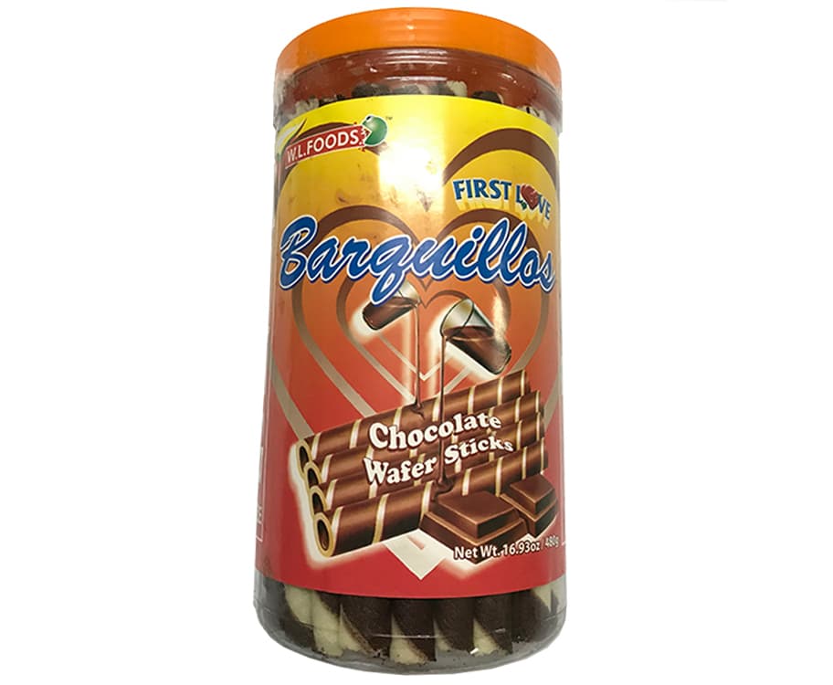 W.L. Foods Barquillos Chocolate Wafer Sticks 480g