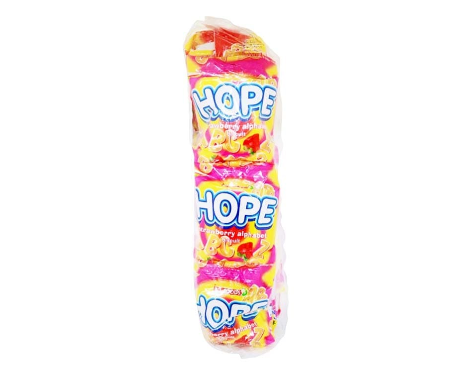 E.L. Hope Strawberry Alphabet Biscuit (20 Packs x 10g)