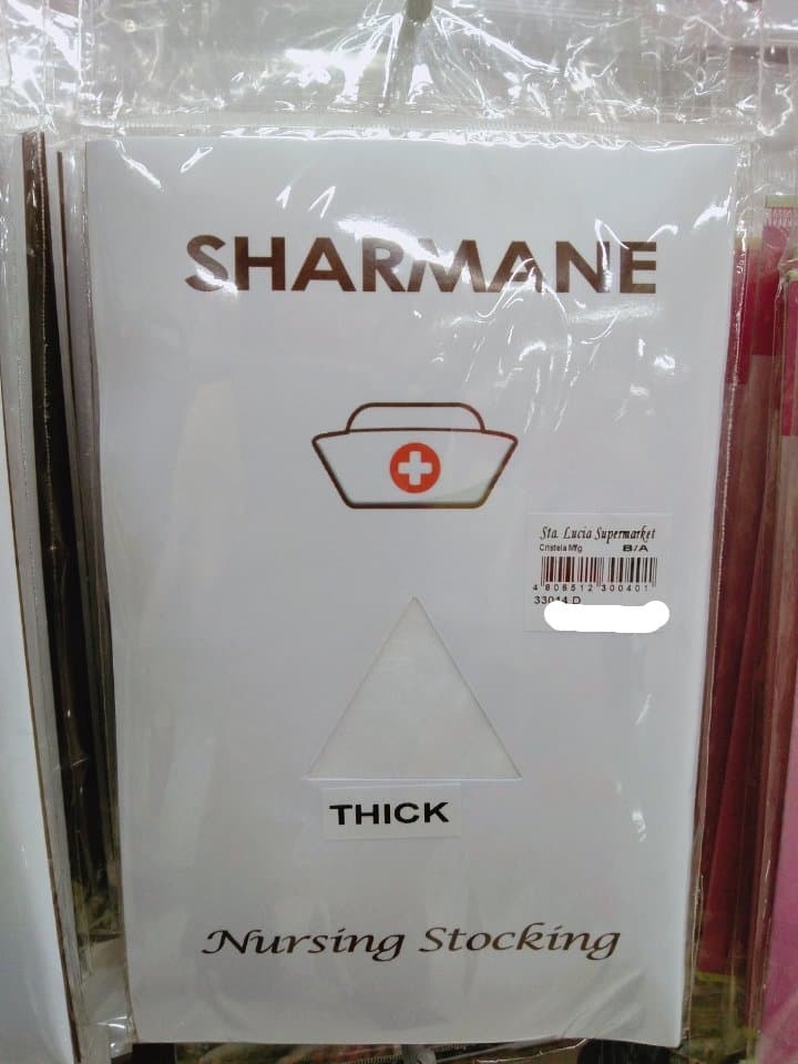 Sharmane Nursing Stocking Thick White