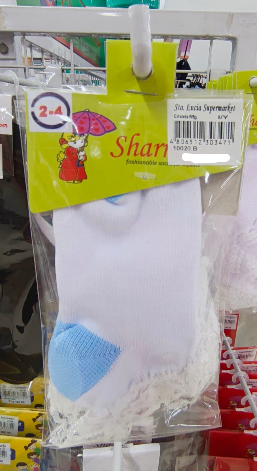 Sharmane Fashionable Socks for Infants 2-4 Years Old