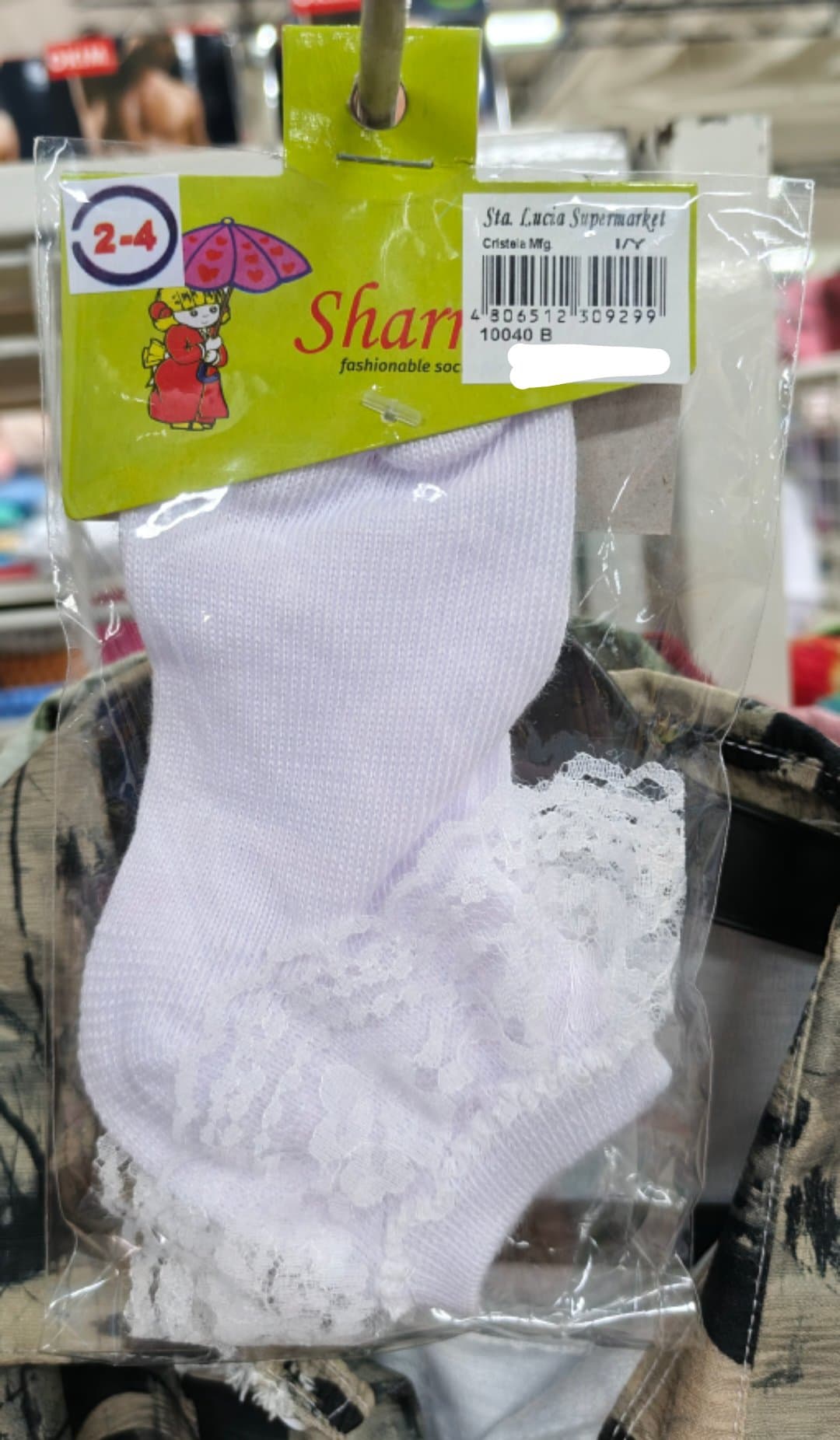 Sharmane Fashinable Socks for Infants 2-4 Years Old