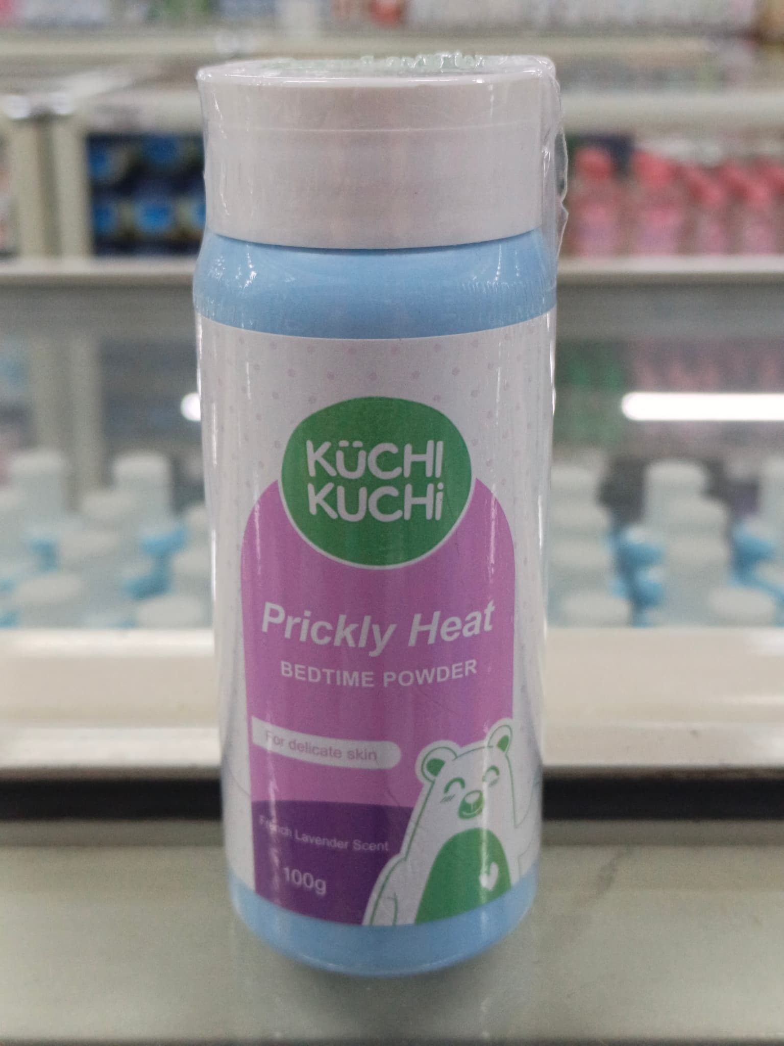 Kuchi Kuchi Prickly Heat Bedtime Powder French Lavender Scent 100g
