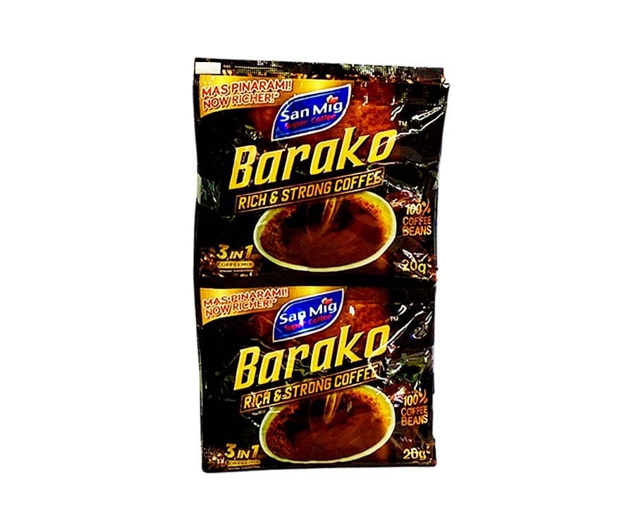 San Mig Barako Rick & Strong Coffee 3-in-1 Coffee Mix (10 Packs x 20g)