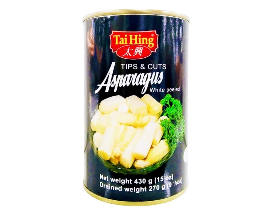 Tai Hing Tips & Cuts Asparagus White Peeled (15oz) 430g