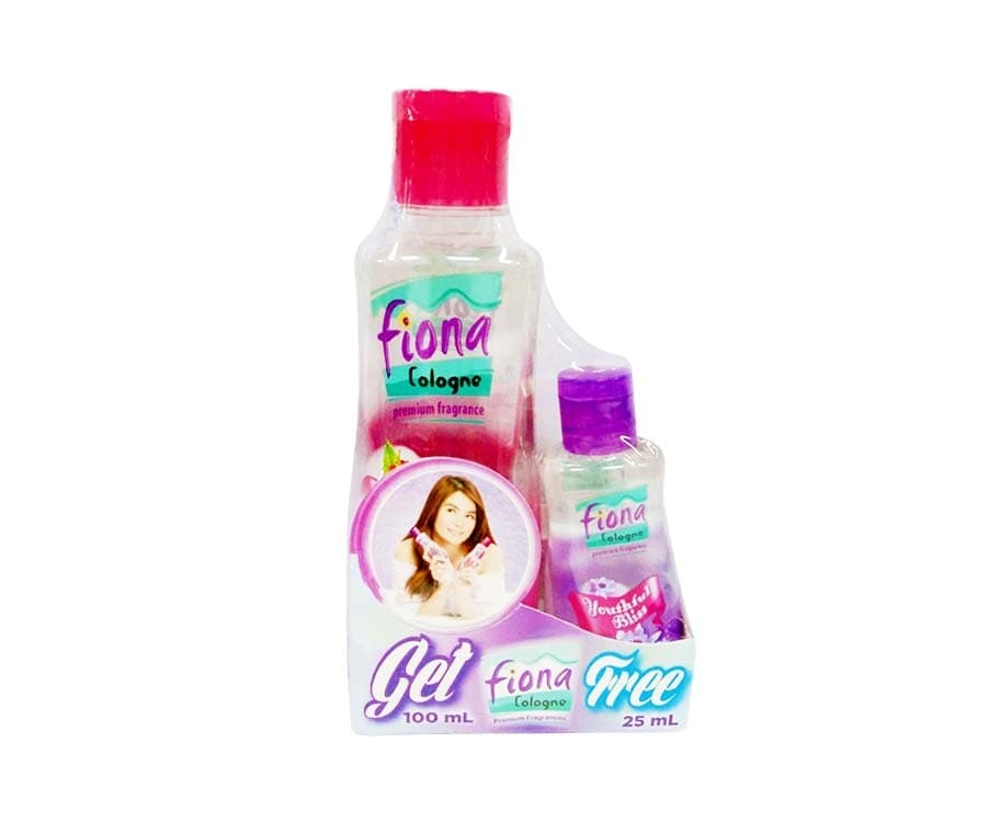 Fiona Cologne Premium Fragrance Raspberry Drops 100mL + Free Fiona Cologne Youthful Bliss 25mL