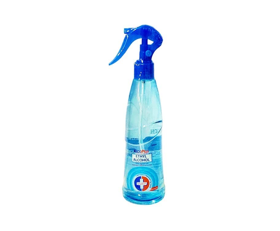 AlcoPlus Ethy Alcohol 70% Solution Antiseptic Disinfectant Spray 330mL