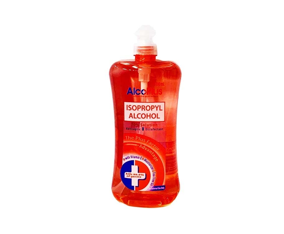AlcoPlus Isopropyl Alcohol 70% Solution Antiseptic Disinfectant 1L