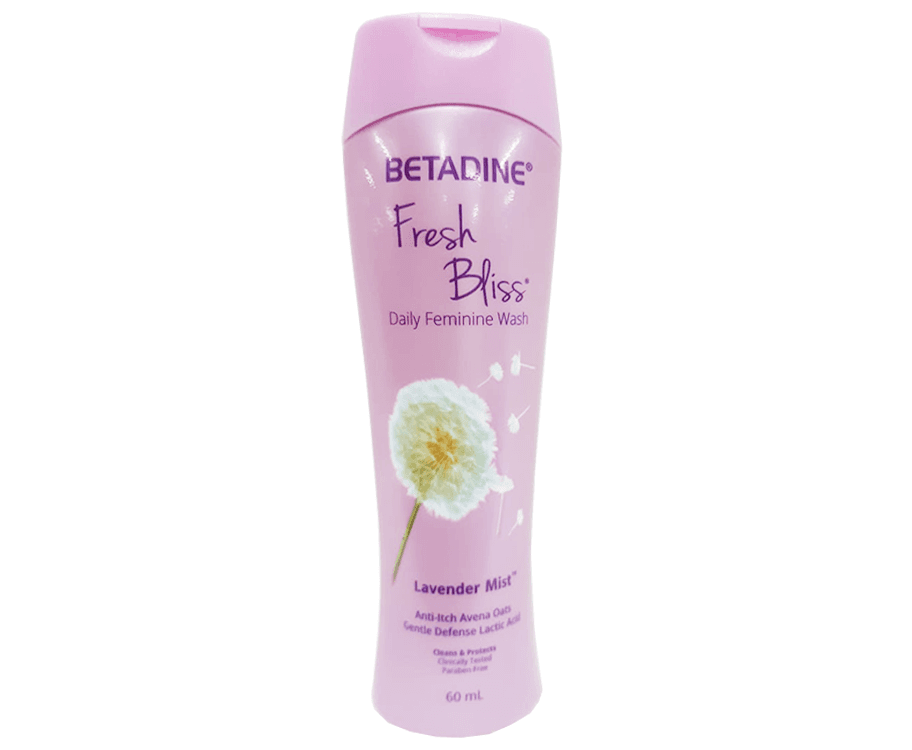 Betadine Fresh Bliss Daily Feminine Wash Lavender Mist 60mL