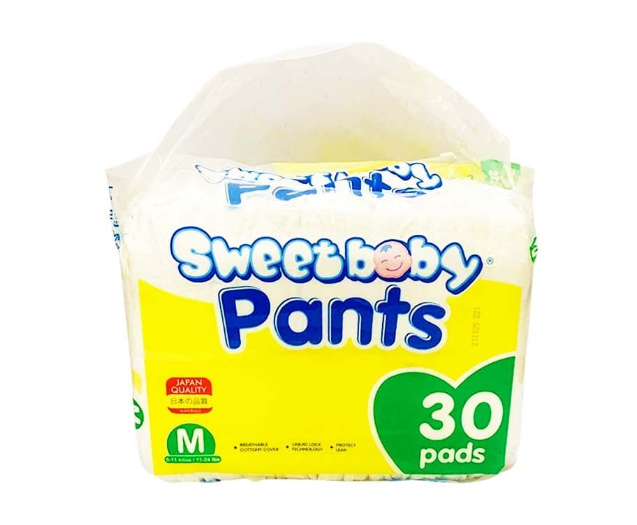 Sweet Baby Pants Medium 5-11kg (11-24lbs) 30 Pads