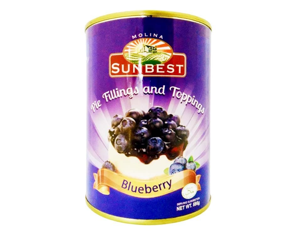 Sunbest Pie Fillings and Toppings Blueberry 595g