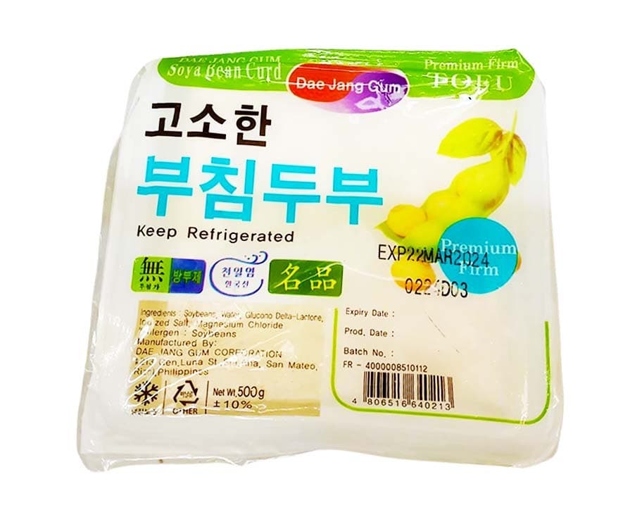 Dae Jang Gum Soya Bean Curd Premium Firm Tofu 500g