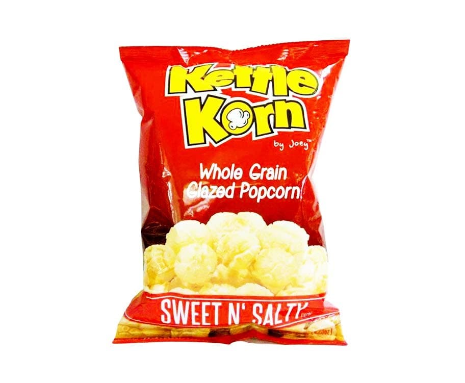 Kettle Korn Whole Grain Glazed Popcorn Sweet N' Salty Flavor 120g