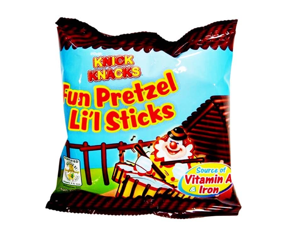 Delfi Knick Knacks Fun Pretzel Li'l Sticks 21g