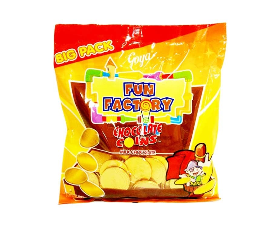 Goya Fun Factory Chocolate Coins Milk Chocolate Big Pack 500g