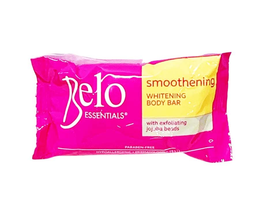 Belo Essentials Smoothening Whitening Body Bar with Exfoliating Jojoba Beads 65g