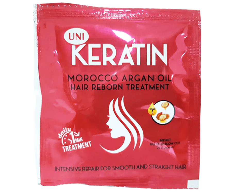 Uni Keratin Morocco Argan Oil Hair Reborn Treatment With Vitamin E 20g