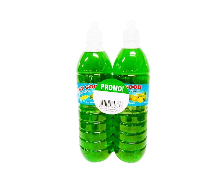 Very Good Dishwashing Liquid Calamansi (2 Packs x 900mL)