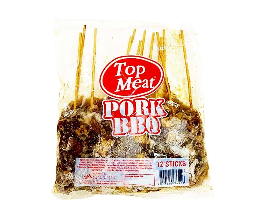Top Meat Pork BBQ 12 Sticks