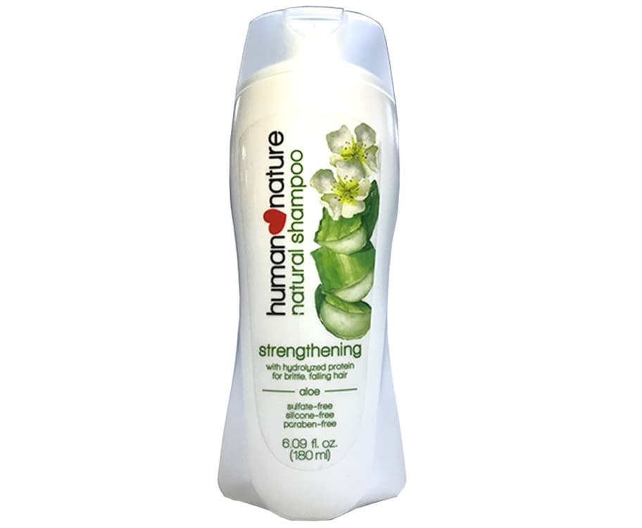 Human Nature Natural Shampoo Strengthening Aloe 180mL