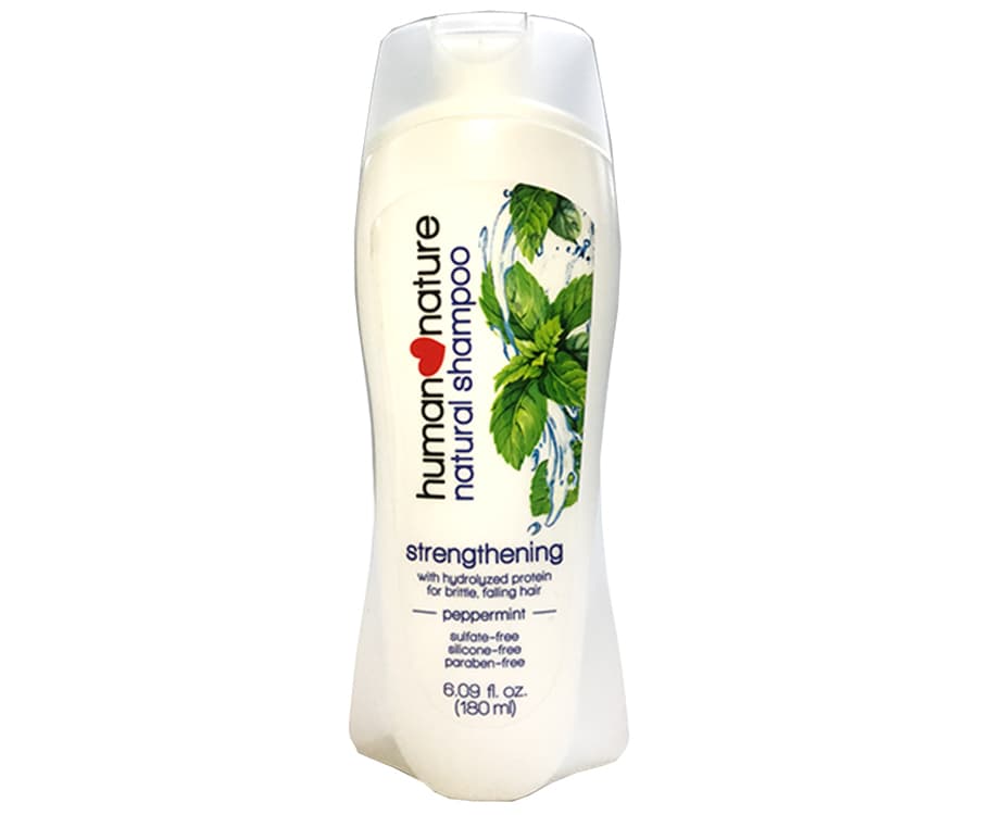 Human Nature Natural Shampoo Strengthening Peppermint 180mL