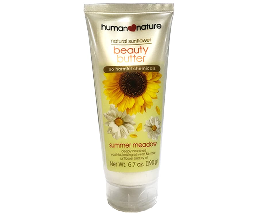 Human Nature Beauty Butter Natural Sunflower Summer Meadow 190g