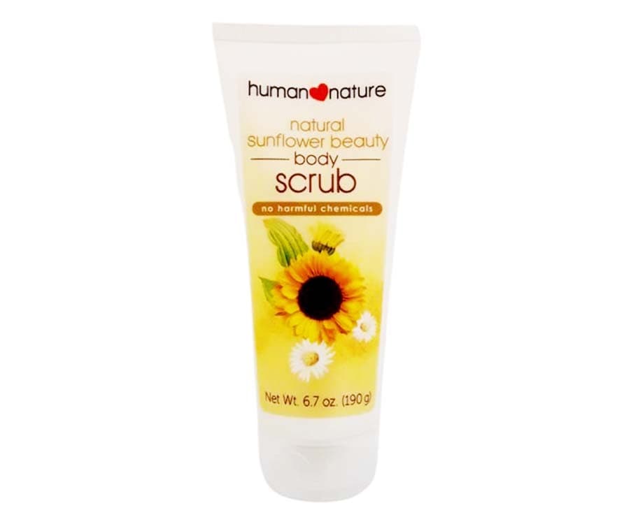 Human Nature Natural Sunflower Beauty Body Scrub 190g