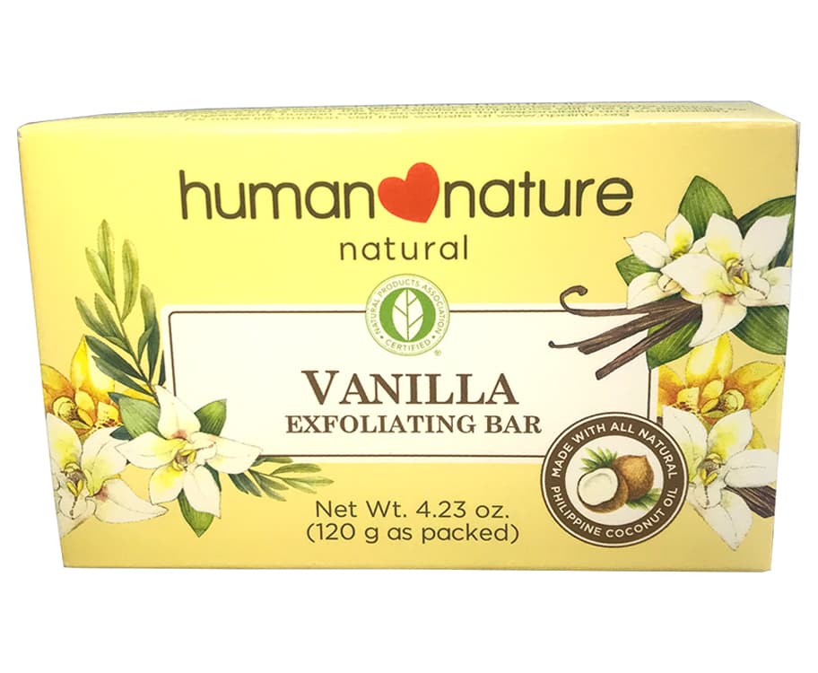 Human Nature Vanilla Exfoliating Bar 120g