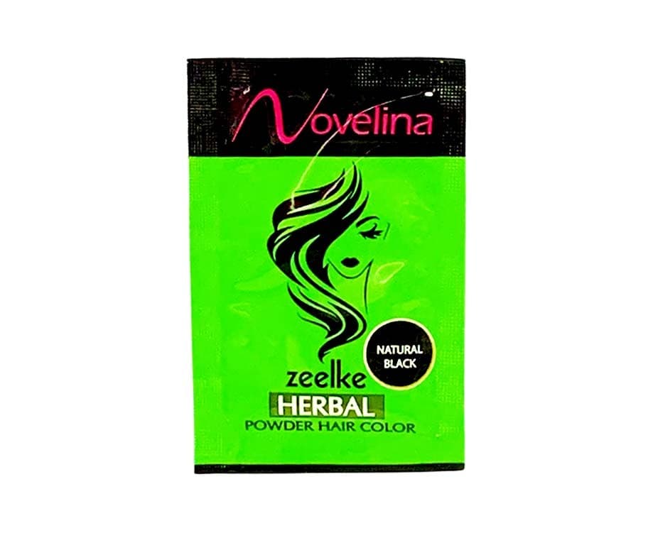 Novelina Zeelke Herbal Powder Hair Color Natural Black 6g