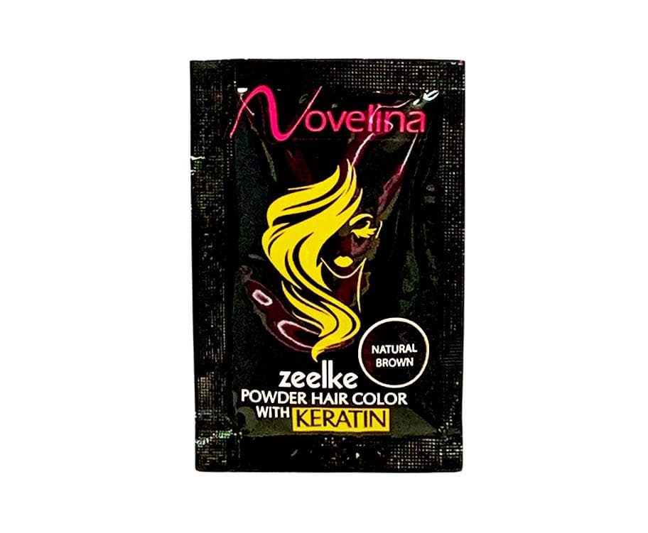 Novelina Zeelke Cream Hair Color with Keratin Natural Brown 6g