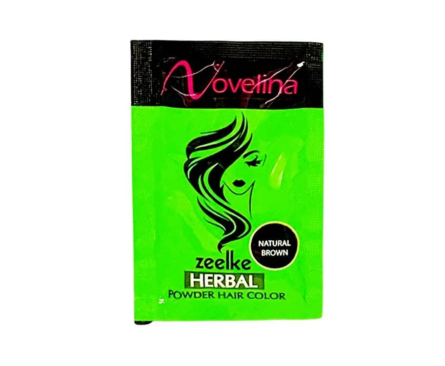 Novelina Zeelke Herbal Powder Hair Color Natural Brown 6g