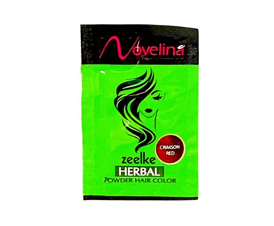 Novelina Zeelke Herbal Powder Hair Color Crimson Red 6g