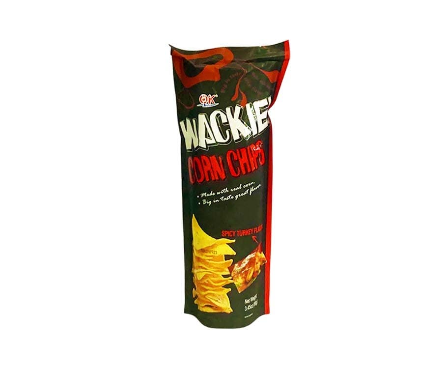 OK Wackie Corn Chips Spicy Turkey Flavor 98g