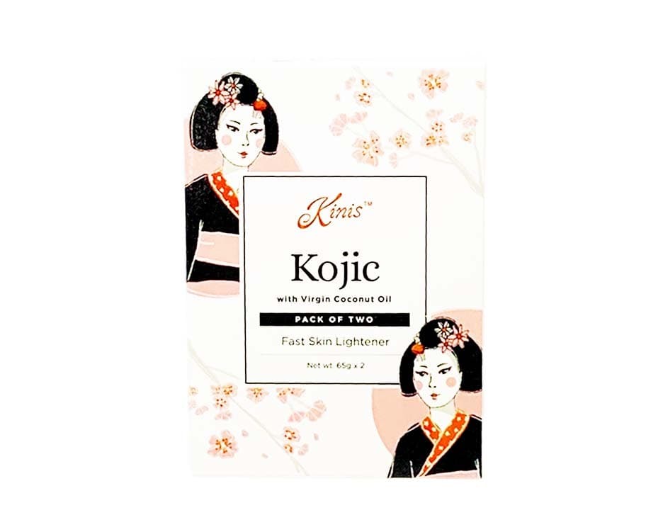 Kinis Kojic with Virgin Coconut Oil Pack of Two Fast Skin Lightener (2 Packs x 65g)