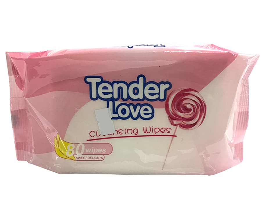 Tender Love Cleansing Wipes Sweet Delights 80 Wipes
