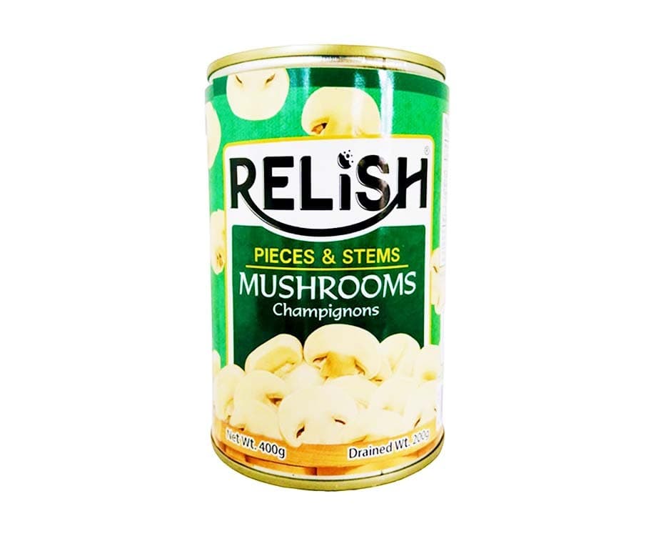 Relish Pieces & Stems Mushrooms Champignons 400g