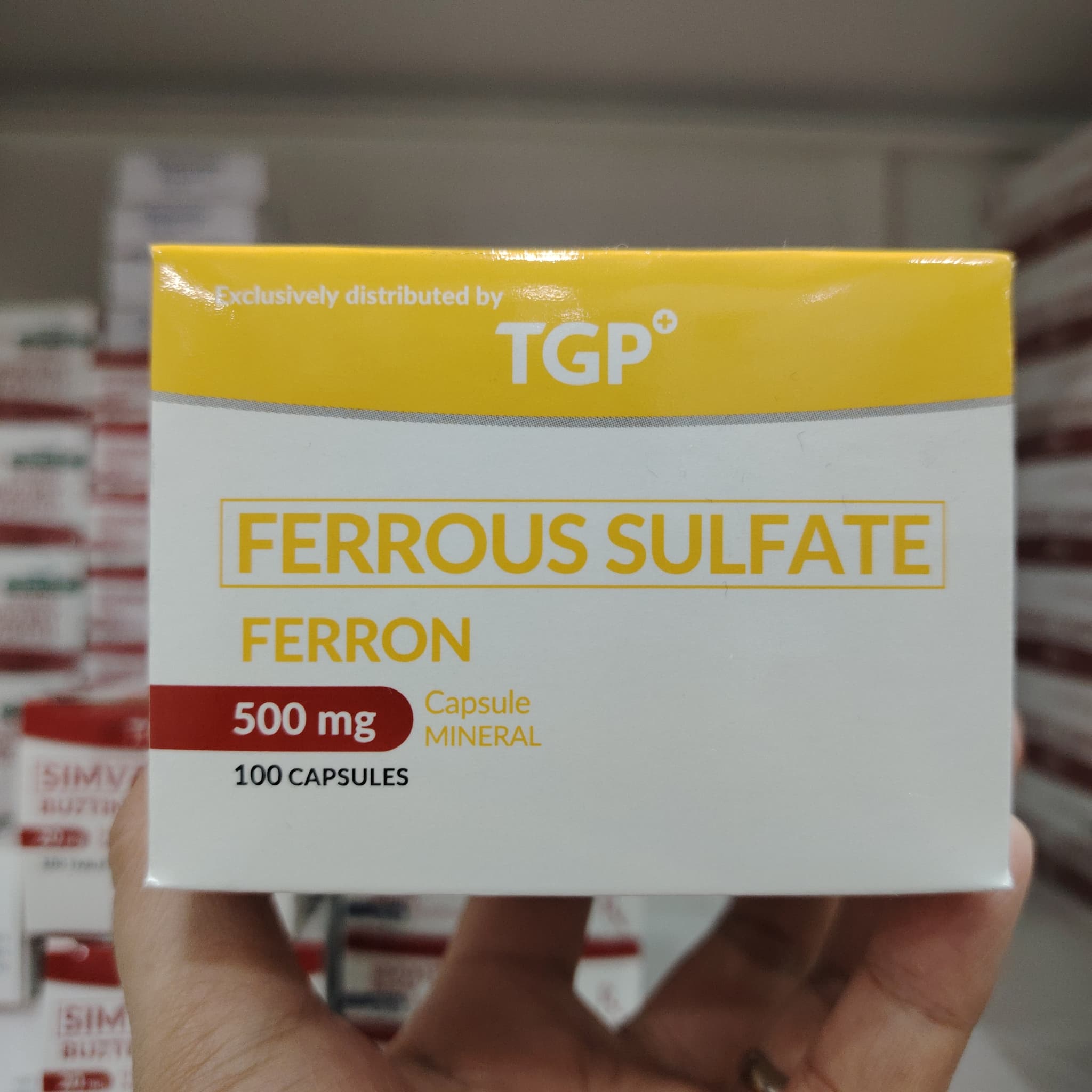 Ferrous Sulfate FERRON 500mg